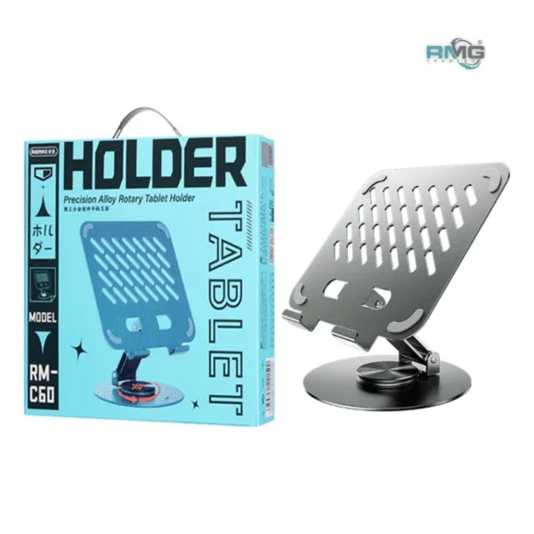 REMAX RM-C60 Alloy Rotary Tablet Holder Adjustable 360 Foldable Stand