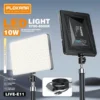 PLOKAMA E11 LED Light 2700–6500K 10W MUA PL-26 11 Inch Photo Light – Professional Livestream & Content Creator Lighting for Mobile, Makeup, and Photography