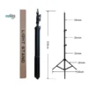 Light Stand 8819 2.1M Adjustable Tripod for Studio