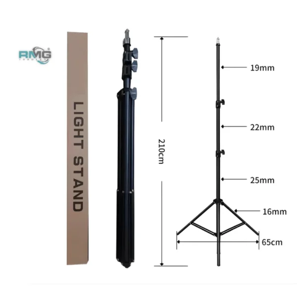 Light Stand 8819 2.1M Adjustable Tripod for Studio