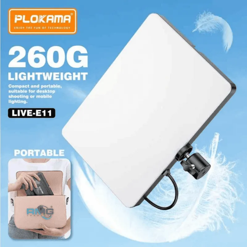 daylight LED ring light setup