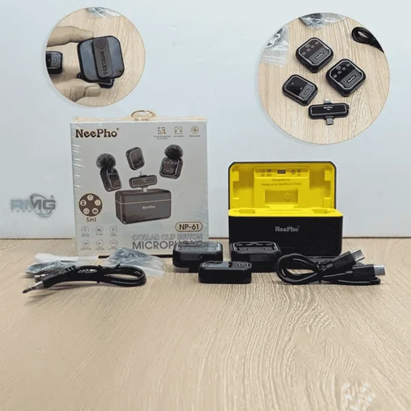 Neepho NP-61 Wireless Microphone for Photography & Streaming