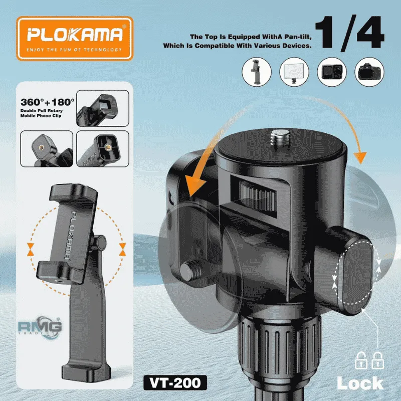 camera tripod with 1/4 inch screw mount