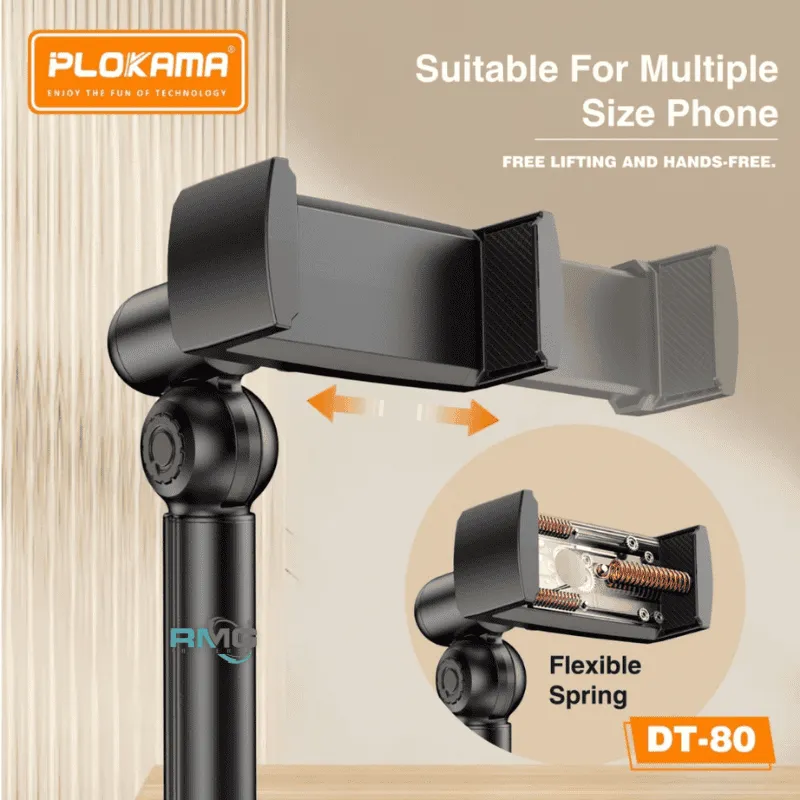 Professional flexible aluminium phone holder for desk