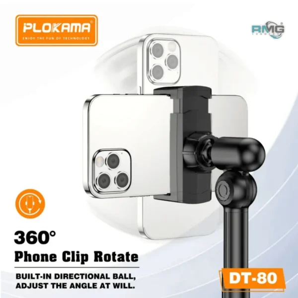 Aluminium desk phone mount for streaming and content creation
