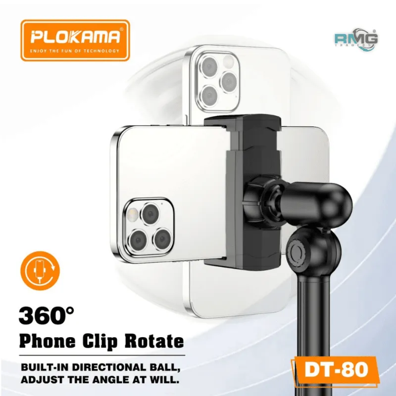 Aluminium desk phone mount for streaming and content creation