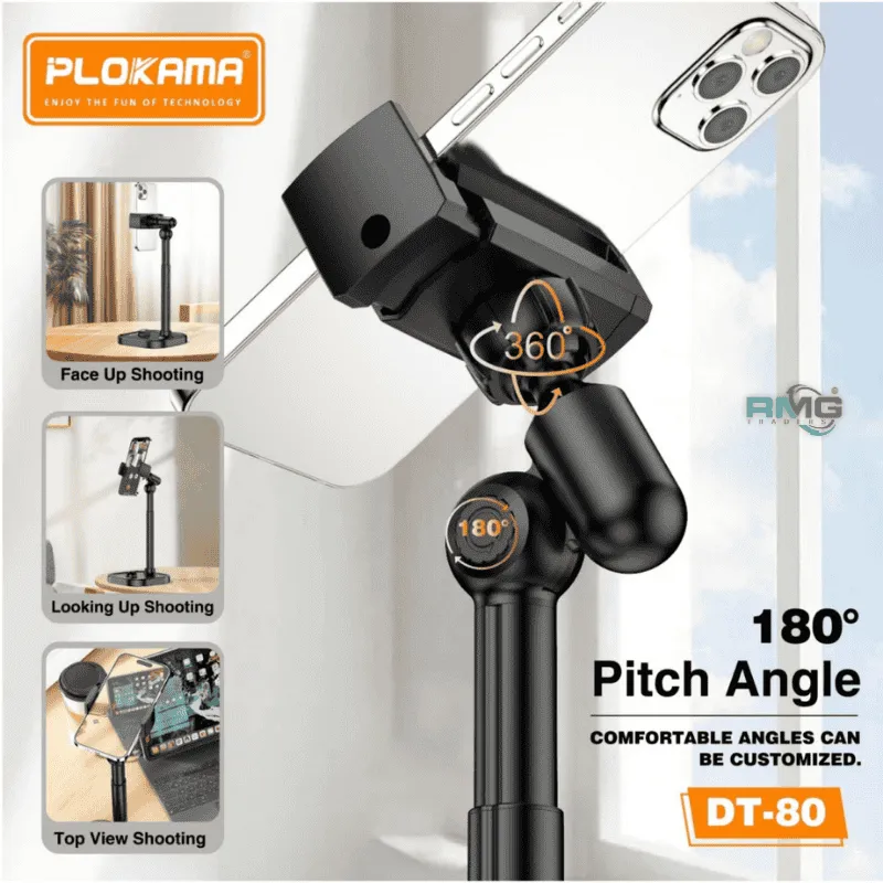 Adjustable 360° rotatable mobile stand for photography