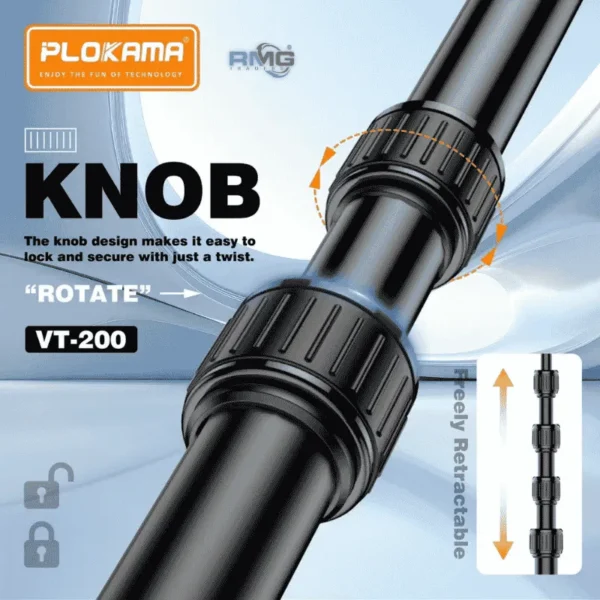 Plokama VT-200 tripod full view