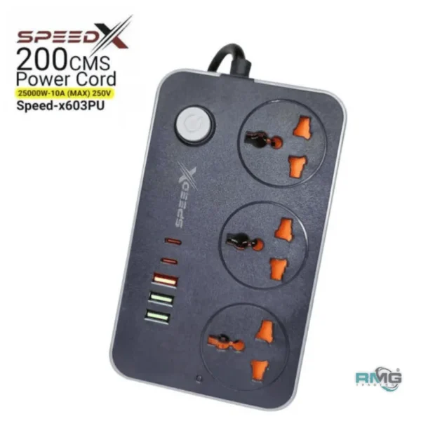 603PU Speed-X universal travel power strip