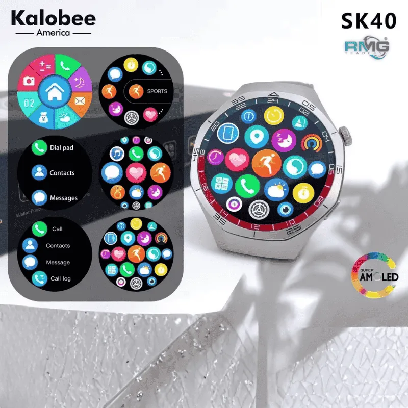 SK40 smart watch with music control