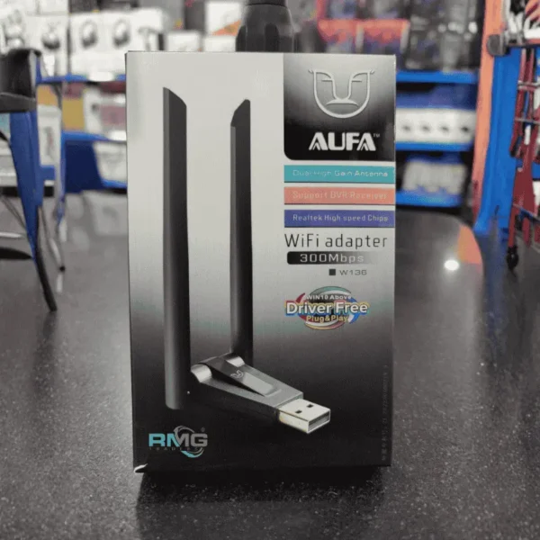 Alfa W136 Dual Antenna 300MB WiFi USB Adapter