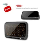 H18+ wireless keyboard with full touchpad