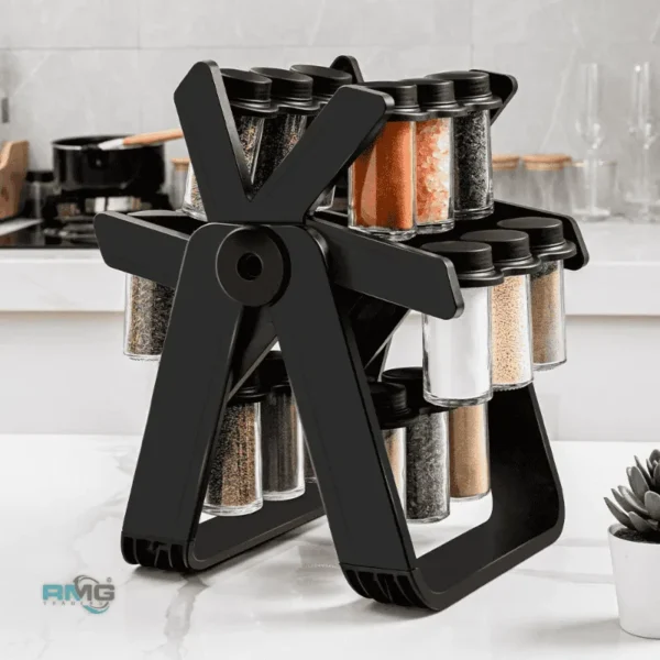 18-piece spice storage stand