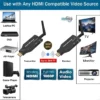 HDMI Wireless Extender 50M Video Transmitter Receiver Full HD