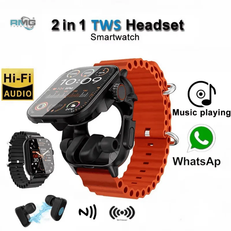smartwatch with earbuds gym use