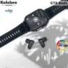 Men’s fitness smartwatch with built-in earphones