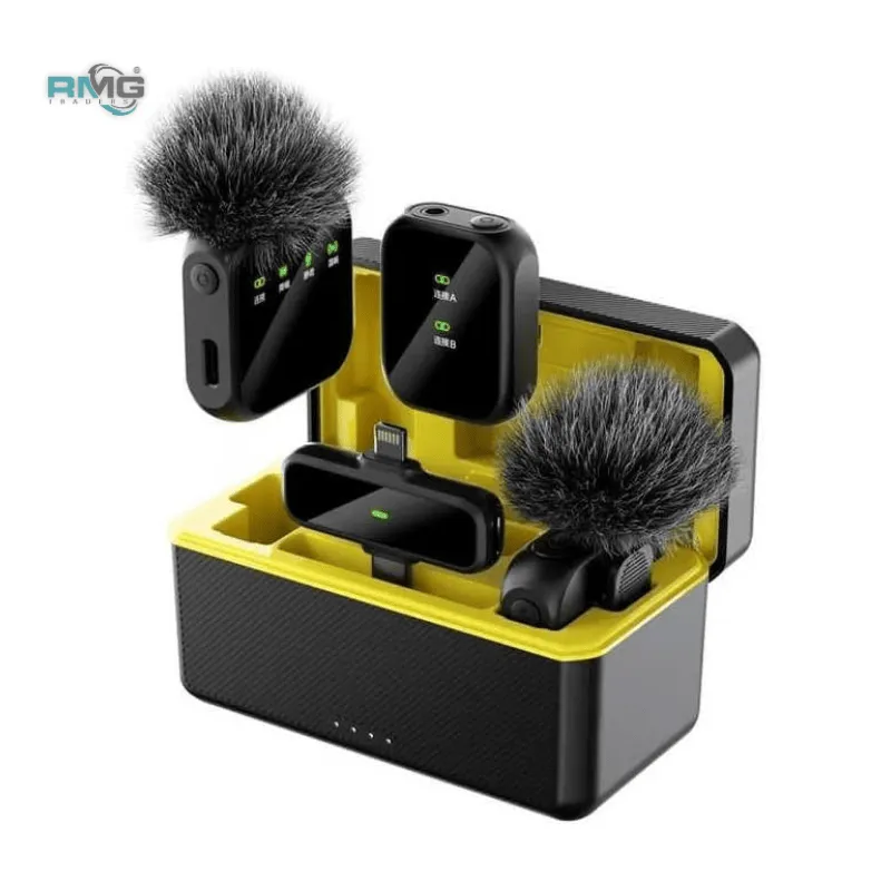 K50 wireless dual lavalier microphone set