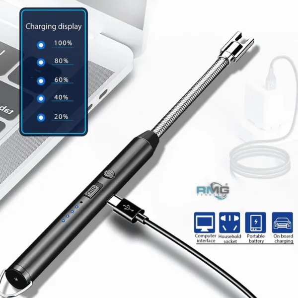 USB rechargeable arc kitchen lighter