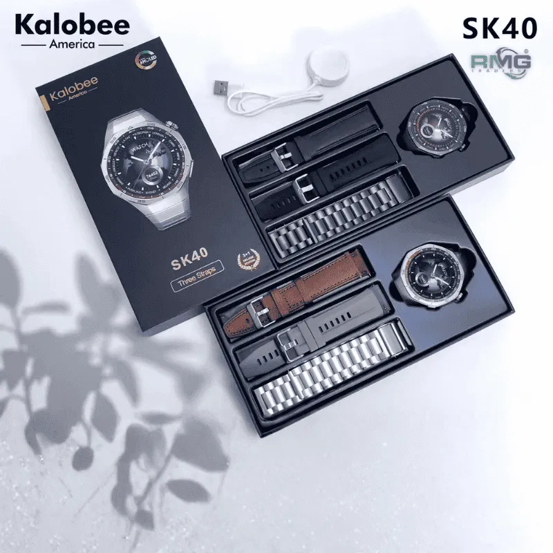 SK40 Bluetooth smart watch with waterproof design