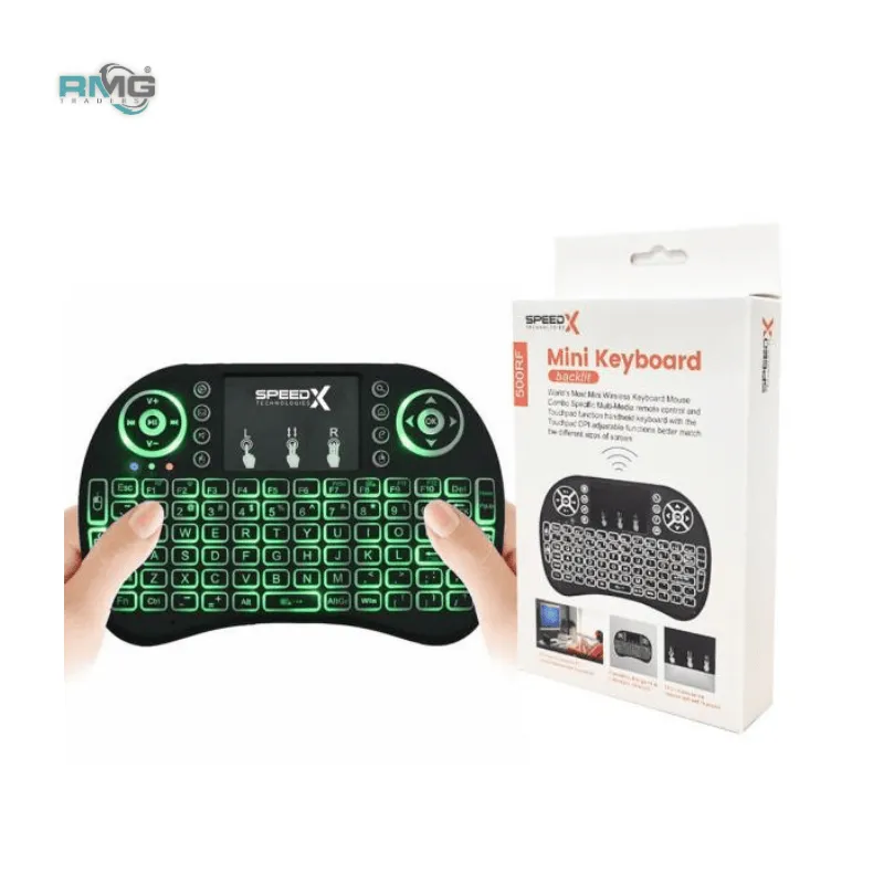 SPEEDX RF500 mini wireless keyboard with touchpad