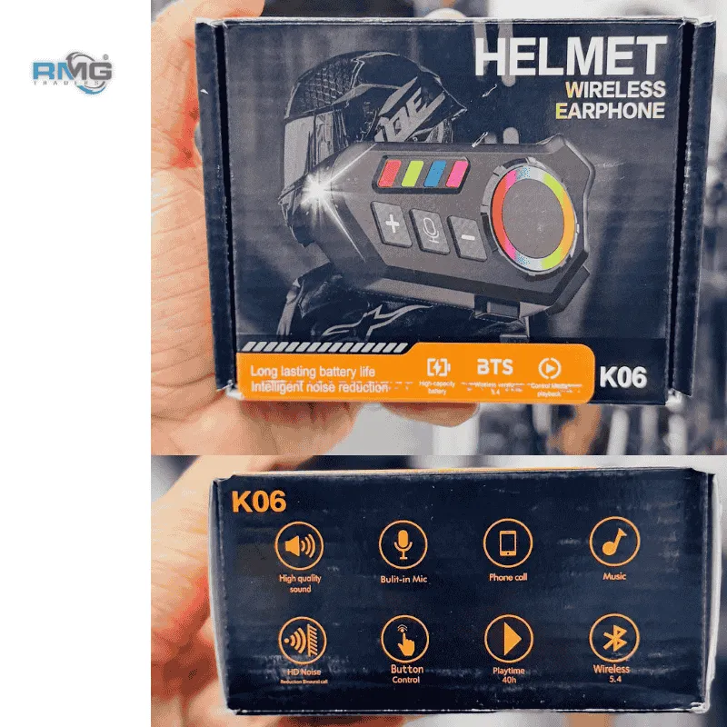 Motorcycle helmet wireless sound system