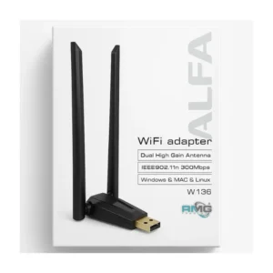 Alfa USB WiFi Adapter for PC Laptop and Desktop