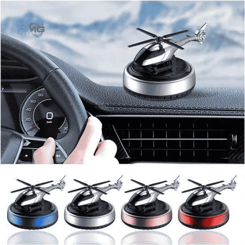 Car dashboard helicopter air freshener