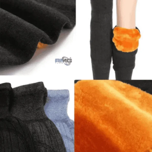 Velvet knee protectors unisex pair