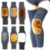 Soft warm knee brace pads for sports or work
