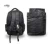 M3S Premium Laptop Bag Pack with Safety Pouch – Waterproof, Shockproof & Stylish Black Backpack