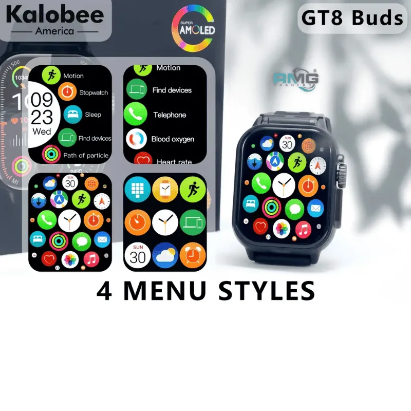 Smart watch with GPS and heart rate tracking