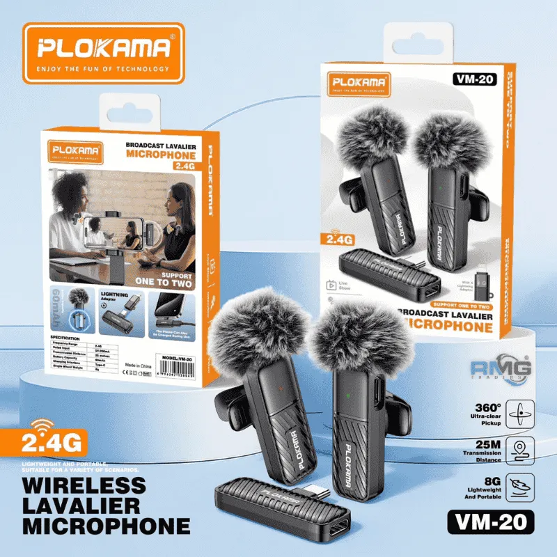 PLOKAMA VM20 wireless microphone