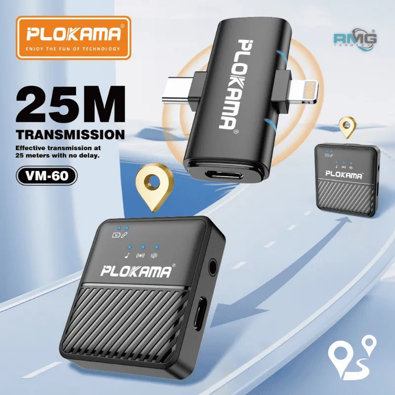 PLOKAMA VM60 wireless microphone set
