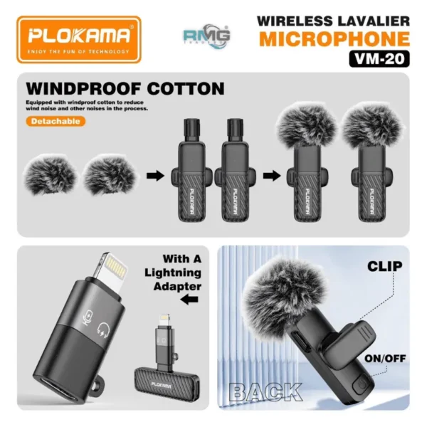 VM20 mic for streaming and content creation