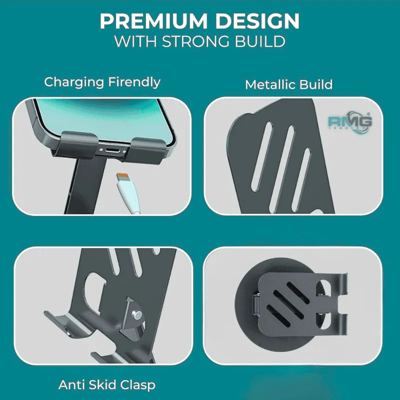 Aluminum phone stand holder