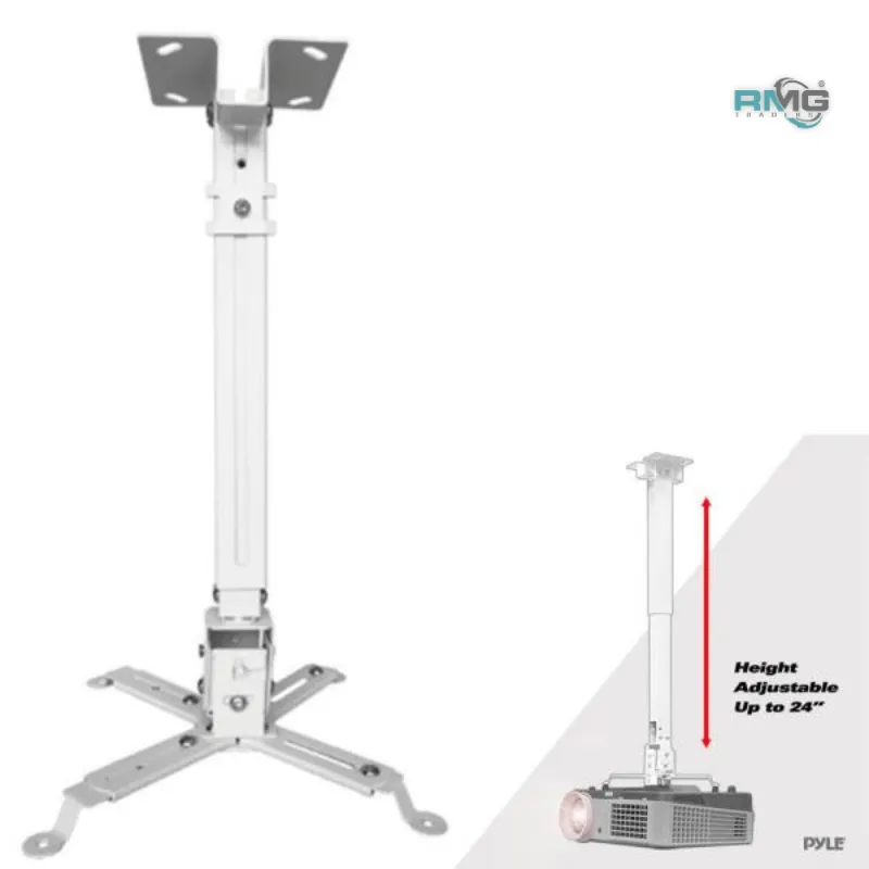 Heavy gauge 1M projector ceiling mount kit