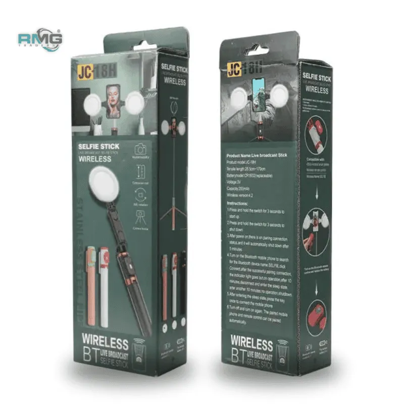 JC18-H tripod for selfies and live streaming