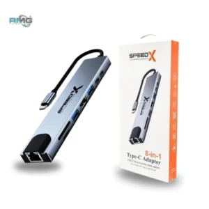 SPEEDX SP-TC801 8-in-1 Type-C multi-port converter