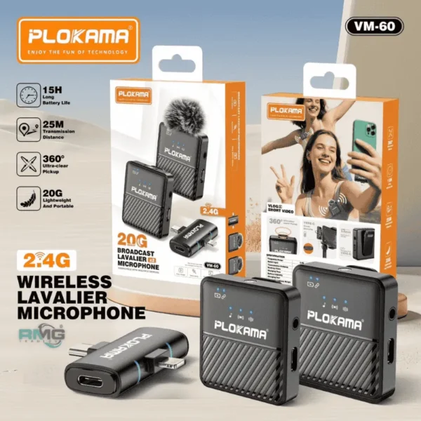 VM60 plug-and-play mic for smartphones