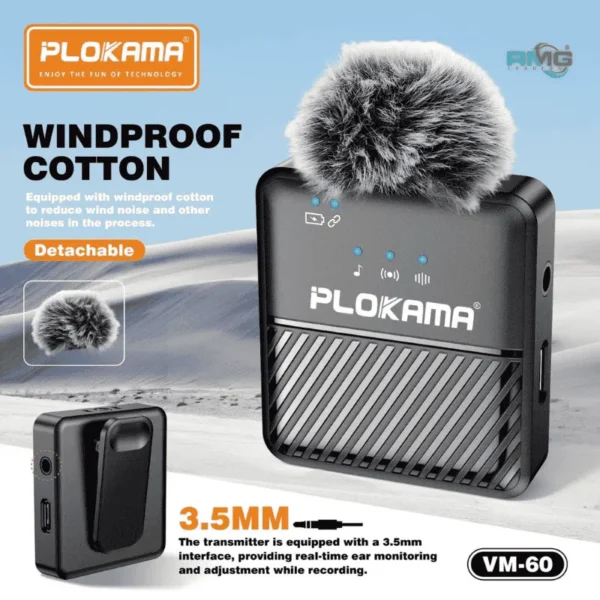 PLOKAMA VM60 clip-on microphone