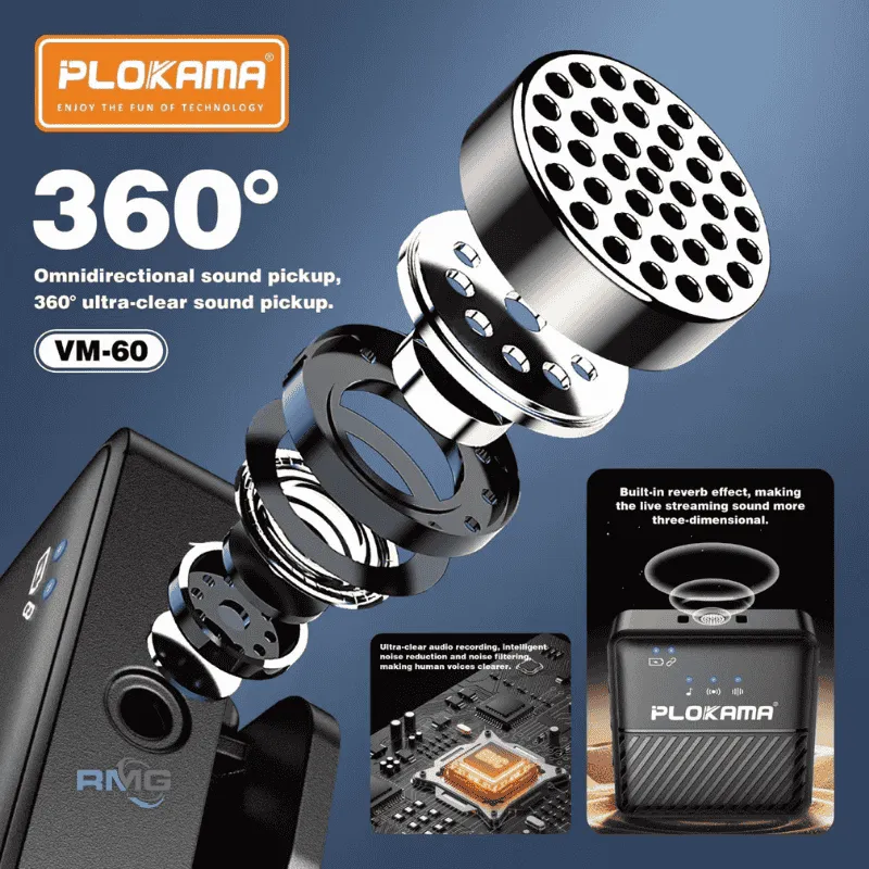 PLOKAMA VM60 professional wireless mic