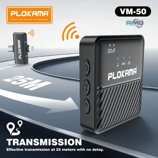 VM50 single clip-on mic for mobile recording