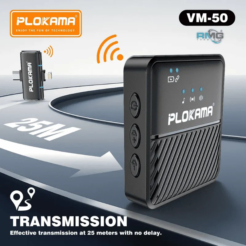 VM50 single clip-on mic for mobile recording