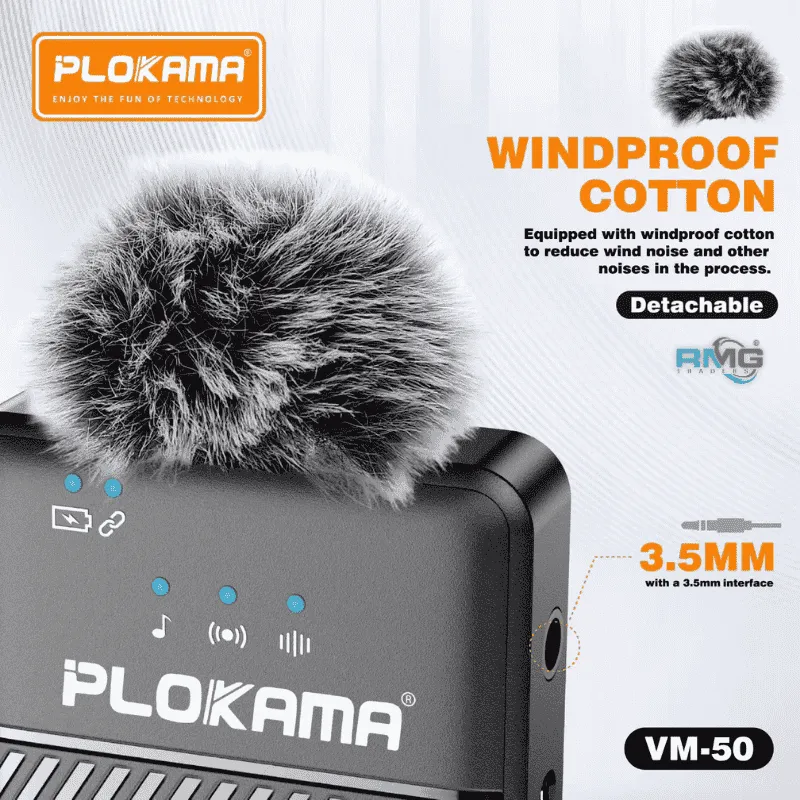 PLOKAMA wireless mic for smartphones