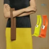 Mobile phone knitted handbag