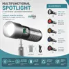 Photography flashlight snoot light