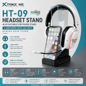 New XTRIKE ME HT-09 headset and phone stand