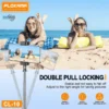 Double pull phone clip close view