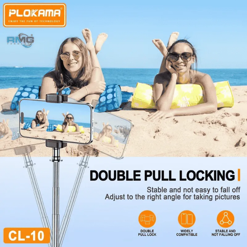 Double pull phone clip close view