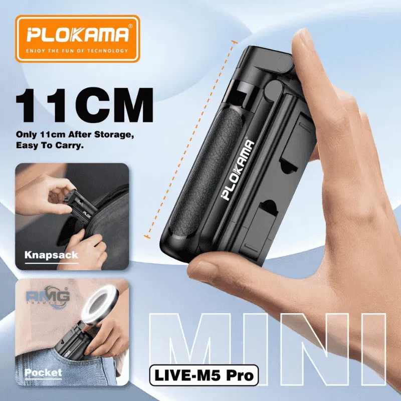 Plokama selfie stick with Bluetooth remote